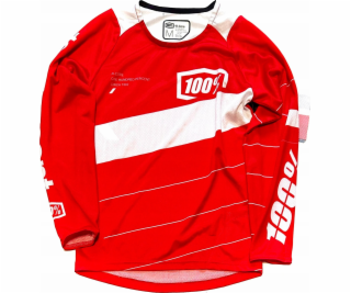 100% 100% R-CORE Youth Jersey dlouhý rukáv Červená vel. M...