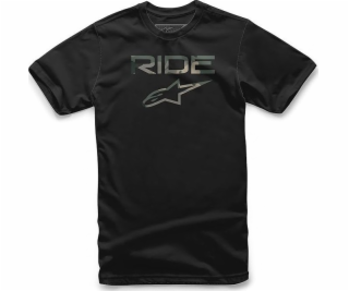 Tričko Alpinestars ALPINESTARS RIDE 2.0 CAMO TEE, černé V...