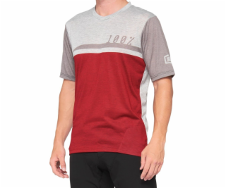 100% Pánské tričko 100% AIRMATIC Jersey krátký rukáv třeš...