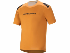 Alpinestars ALPINESTARS A-ARIA POLARTEC SWITCH SS JERSEY, tmavě zlatá Velikost: XL