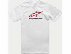 Tričko Alpinestars ALPINESTARS ALWAYS 2.0 CSF TEE, bílá/červená/černá Velikost: XL