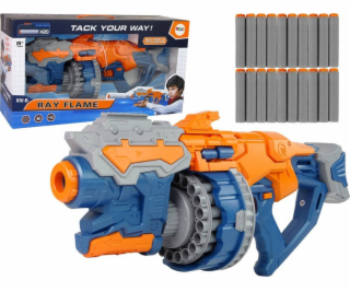 LeanToys Giant Foam Dart Gun Rotary Magazine 55 cm