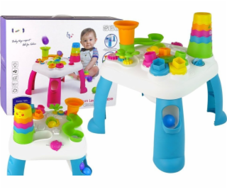 LeanToys Interaktivní výukový stolek Řadič Slide Koule modrá