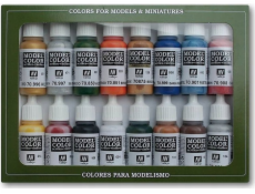 Vallejo Vallejo: 70.101 - Barva modelu - Figurka - Folkestone Basics (16 x 18 ml)