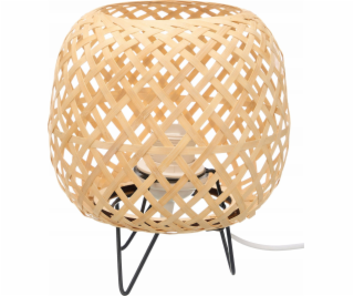 Giftdecor stolní lampa Bambusová tkaná lampa OVAL stolní ...