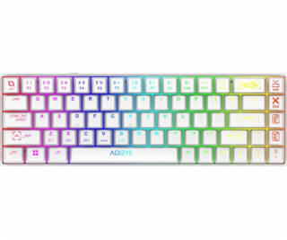 Klávesnice AQIRYS Mira White Outemu Red (AQI-GA-KB-7)