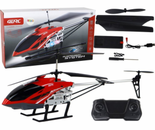 LeanToys RC helikoptéra na dálkové ovládání 70 cm červená