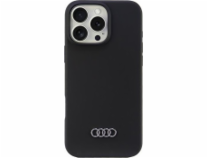 Silikonový obal Audi Audi iPhone 16 Pro Max 6.9 černý/černý pevný obal AU-LSRIP16PM-Q3/D1-BK