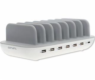 4 chytrá nabíječka 6x USB-A 1x USB-C 2,4 A (MP462310)
