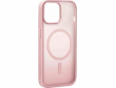 Silikonové pouzdro Puro Puro Gradient MagSafe pro iPhone 15 – růžové