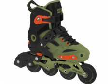Spokey Freespo Kids rekreační nastavitelné brusle zelené vel. 35-38