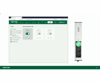 Netio KT NETIO rack kit MK3 PowerBOX-19 vertikální 3Px