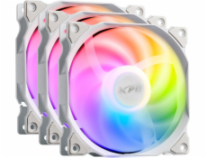 XPG Vento 120 ARGB PWM ventilátor bílý 3-balení (VENTO120ARGBPWM3C-WHCWW)