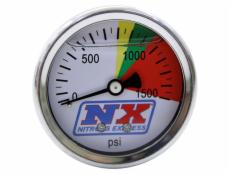 Tlakoměr Nitrous Express 0-100 BAR pro nitroválce