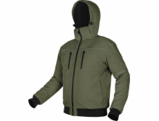 Pánská bunda Neo Tools Bunda s kapucí OUTDOOR, zelená, velikost XXXL
