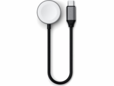 Satechi USB-C Fast Charging Cable – USB-C nabíjecí kabel pro Apple Watch, 5W 20 cm (vesmírně šedý)