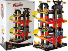 LeanToys Garáž 5-úrovňové parkování Bateriový výtah pro 10 aut Světla