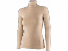 Brubeck LS1627W Dámský rolák COMFORT MERINO béžová S