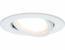 Paulmann Zápustná lampa NOVA COIN LED DIM výklopná 6W 470lm 84mm 2700K IP23 230V bílá mat.
