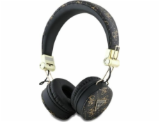 Guess Bluetooth ENC GUBH70E4PTMK sluchátka do uší černá/černá 4G trojúhelníkový kulatý tvar