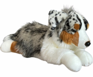 Australský ovčák Dubi Plyšová hračka ležící velký 61 cm m...