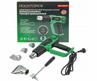 Elektrická horkovzdušná pistole Rockforce s tryskami (230...