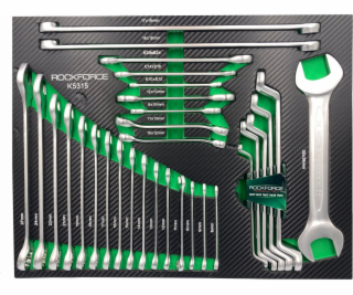 Sada otevřených ohnutých očkových klíčů Rockforce Insert ...