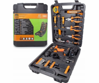 Sada nářadí Isma SADA NÁŘADÍ SE ŠROUBOVÁKEM 57 EL. KUFR