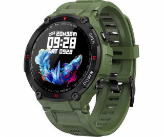 Gravity GT7-3 Green hybridné hodinky