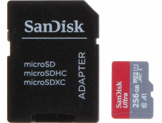 Karta SanDisk Ultra MicroSDXC 256 GB Class 10 UHS-I/U1 A1 (SD-MICRO-10/256-SAND)