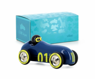 Vilac Dřevěné auto Old Sport Compet tmavě modré