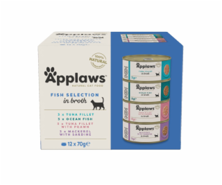 APPLAWS Fish selection multipack in broth - mokré krmivo ...