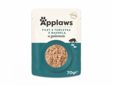 APPLAWS Tuna Fillet with Mackerel in Jelly - mokré krmivo pro kočky - 70g