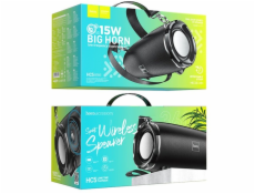 HOCO HC5 Cool Enjoy Přenosný reproduktor Blutooth/ FM/ TF karta/ paměťové zařízení USB/ AUX 2 x 15 W Černá