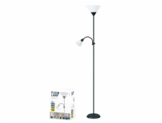 Platinet PFLF066B podlahová lampa E27 + E14, černá