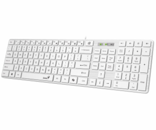 GENIUS Slimstar 126/ Drátová/ Copilot/ USB/ bílá/ CZ+SK l...