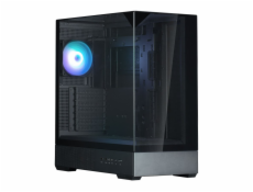 Zalman skříň P40 Prism / miniIT / 120mm ARGB fan / 2xUSB 3.0 / USB-C / panoramatická / černá