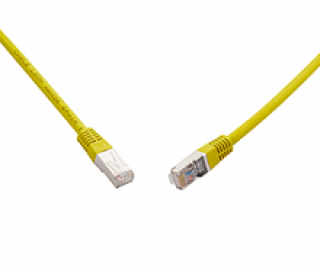 SOLARIX 10G patch kabel CAT6A SFTP LSOH 2m,žlutý