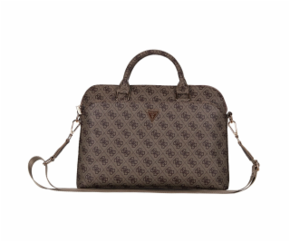 Guess PU 4G Triangle Logo Taška na Notebook 13/14/15  Brown