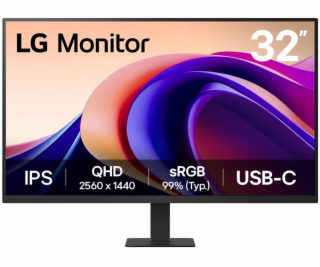 LG/32U631A-B/31,5 /IPS/QHD/100Hz/5ms/Black/2R