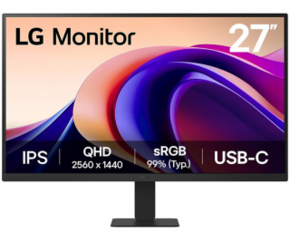 LG/27U631A-B/27 /IPS/QHD/100Hz/5ms/Black/2R