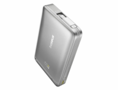 Powerbanka Baseus Nomos Qi2 10000mAh, 45W, s kabelem USB-C šedá