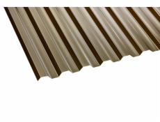 GUTTA POLYCARB 76/18 TRAPEZ BRONZE 1.045X2M
