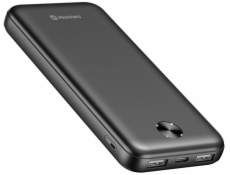 Swissten Power bank 10000 mAh WORX PRO - černá