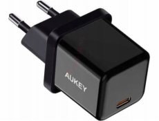 AUKEY WALL CHARGER PD 20W, MINI, BLACK