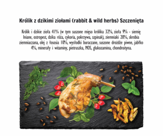 PAKA ZWIERZAKA Puppy Rabbit with wild herbs S - suché krm...