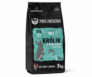 PAKA ZWIERZAKA Rabbit with salmon M - suché krmivo pro ps...