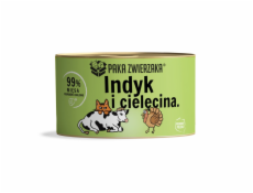 PAKA ZWIERZAKA Turkey with veal - mokré krmivo pro kočky - 200g