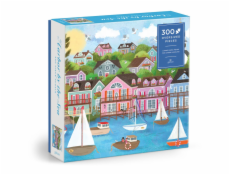 Galison Puzzle Přístav u moře Joy Laforme 300 dílků