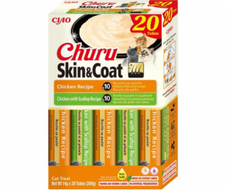INABA CAT CHURU SKIN & COAT CHICKEN przysmak dla kota 20x...